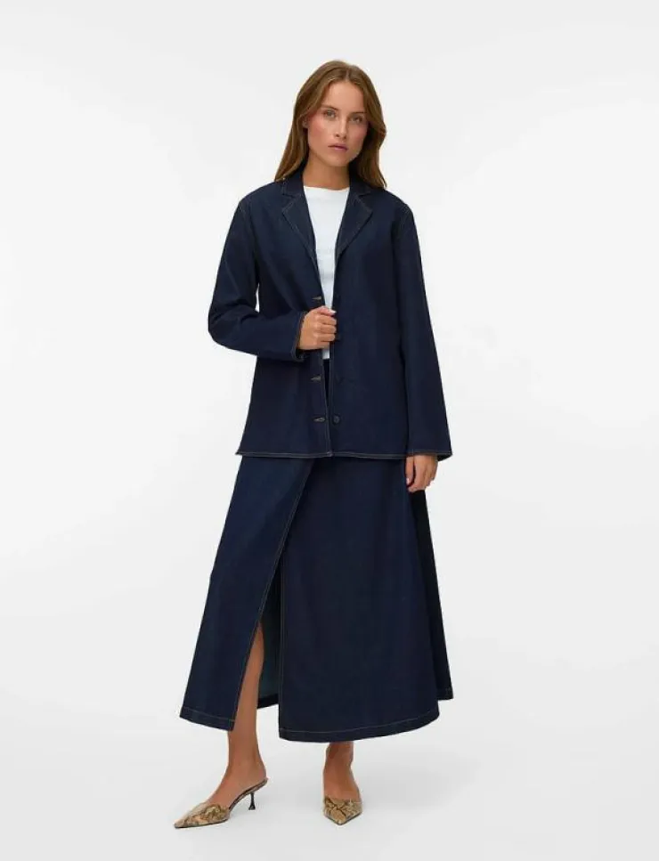 Vero Moda VMKANIKA LS DENIM BLAZER SHIRT SI352 - Jeansskjortor|Kvinnor Kavajer