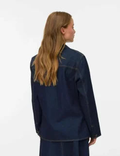 Vero Moda VMKANIKA LS DENIM BLAZER SHIRT SI352 - Jeansskjortor|Kvinnor Kavajer