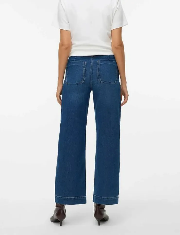 Kvinnor Vero Moda Kläder|VMKAYLA HR WIDE JEANS VI3474 - Vida byxor