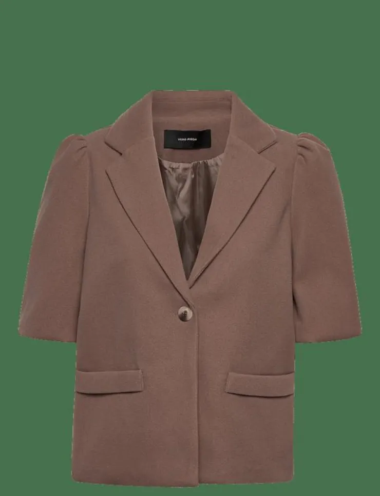 Vero Moda VMLORIS 2/4 SHORT JACKET WVN EXP - Korta kavajer|Kvinnor Kavajer