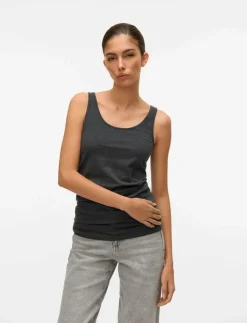Kvinnor Vero Moda T-Shirts & Toppar|VMMAXI MY SOFT LONG TANK TOP NOOS - Linnen