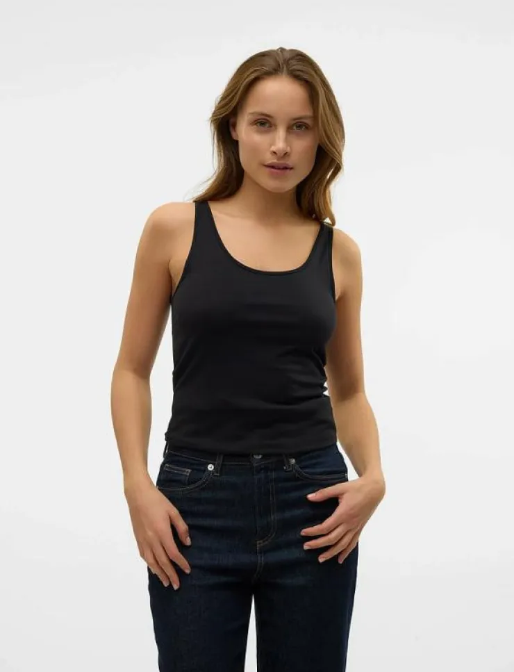 Kvinnor Vero Moda Kläder|Plus Size & Curvy|VMMAXI MY SOFT UU TANK TOP NOOS - Linnen
