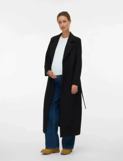Kvinnor Vero Moda Maternity Mammakläder|VMMFORTUNEAYA XTRA LONG COAT GA - Tunna kappor