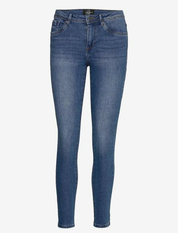 Vero Moda VMTANYA MR S PIPING JEANS VI349 GA NOOS - Skinny Jeans|Kvinnor Kläder