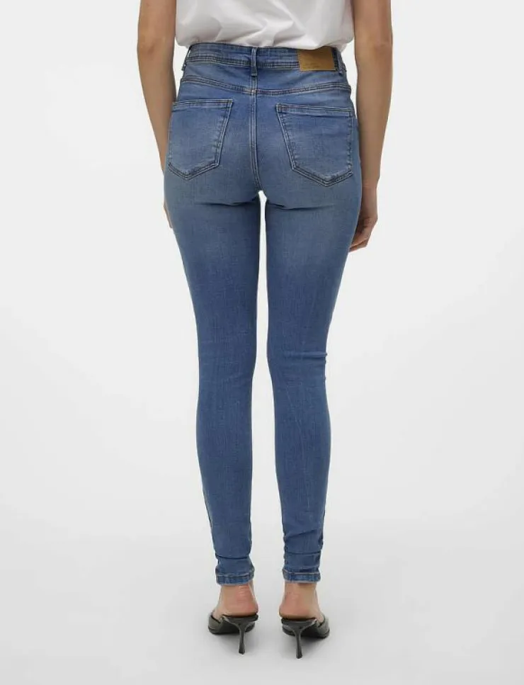Vero Moda VMTANYA MR S PIPING JEANS VI349 GA NOOS - Skinny Jeans|Kvinnor Kläder