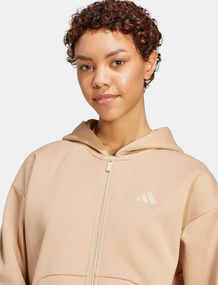 adidas Sportswear W FI 3S FZ HD - Sweatshirts|Kvinnor Sweatshirts