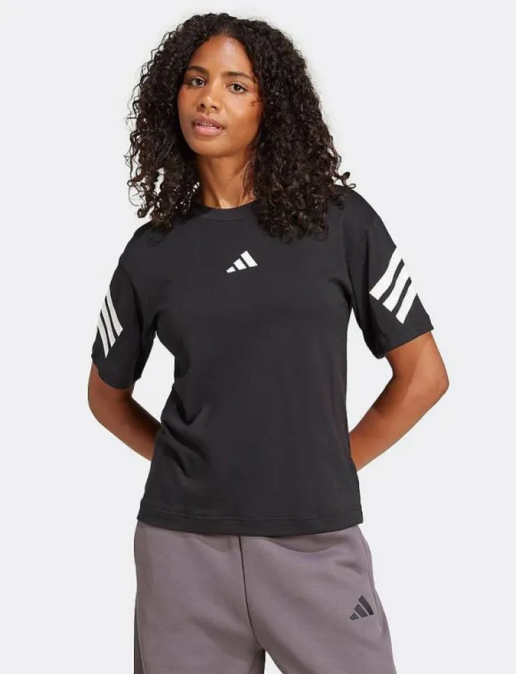Kvinnor adidas Sportswear Toppar & T-Shirts|W FI 3S TEE - T-Shirts
