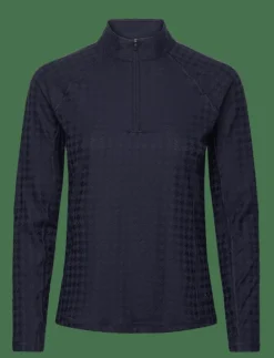 PUMA Golf W Houndstooth 1/4 Zip - Underställströjor|Kvinnor Underställ|Underställ