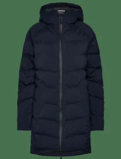 Kvinnor Musto Jackor|W MARINA LONG QUILTED JKT - Dunkappor