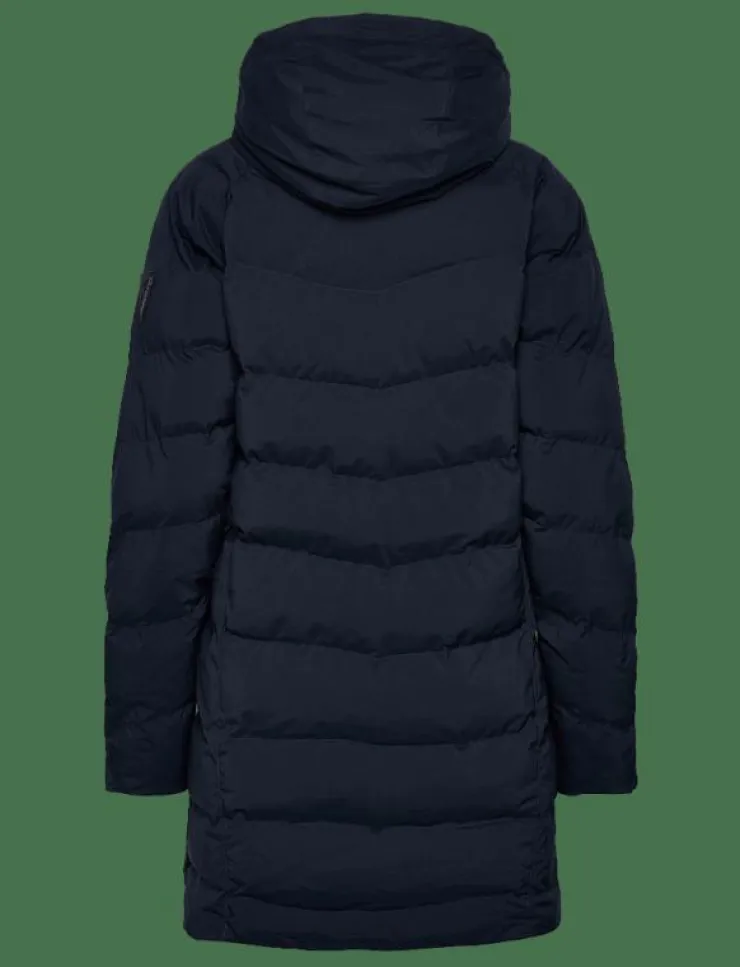 Kvinnor Musto Jackor|W MARINA LONG QUILTED JKT - Dunkappor