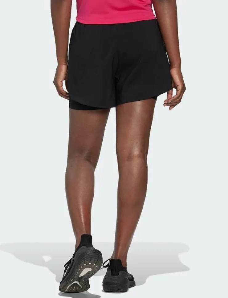 adidas Performance W MIN 2IN1 SHO - Sweatshorts|Kvinnor Plus Size & Curvy|Shorts