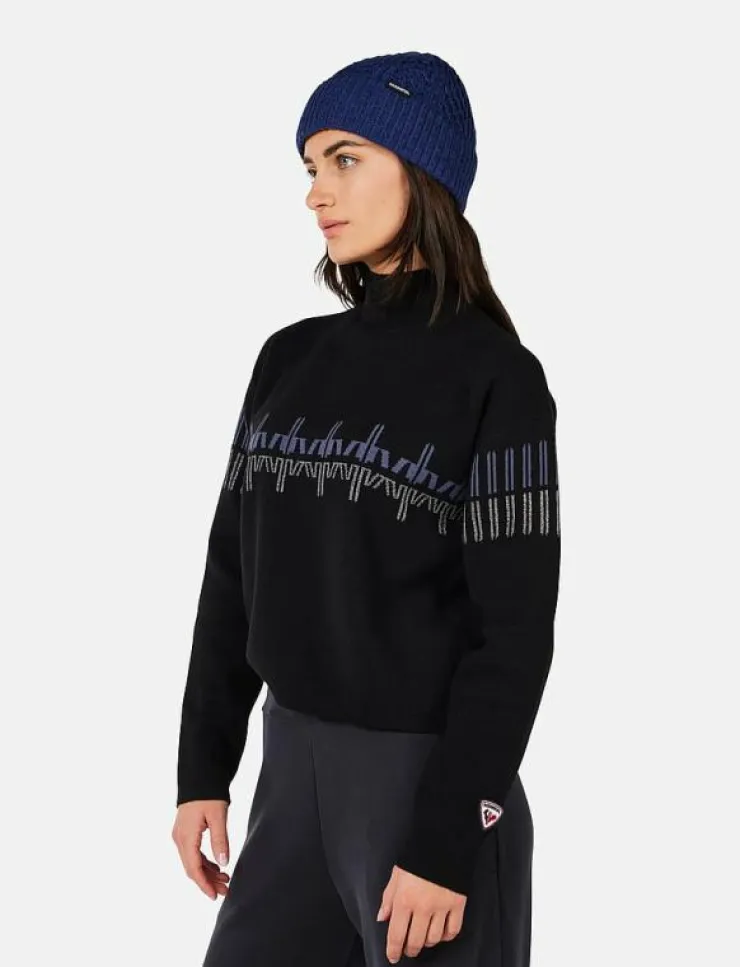 Kvinnor ROSSIGNOL Sweatshirts|W PATTERNED TN SWEATER - Stickat