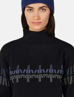 Kvinnor ROSSIGNOL Sweatshirts|W PATTERNED TN SWEATER - Stickat