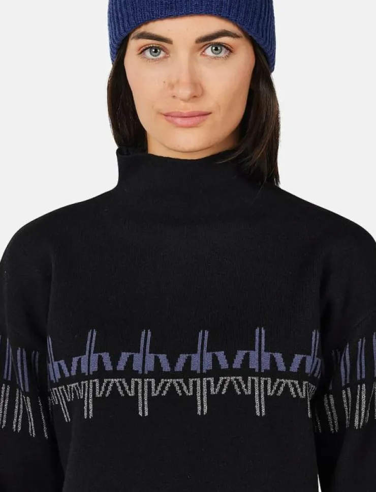 Kvinnor ROSSIGNOL Sweatshirts|W PATTERNED TN SWEATER - Stickat