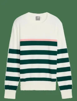 PUMA Golf W Resort Stripe Sweater - Stickat|Kvinnor Sweatshirts