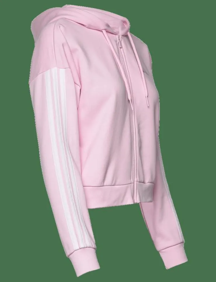 adidas Sportswear W 3S FT FZ HD - Huvtröjor|Kvinnor Sweatshirts|Plus Size & Curvy
