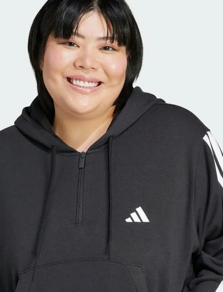 adidas Sportswear W 3S FT QZHD IN - Huvtröjor|Kvinnor Sweatshirts