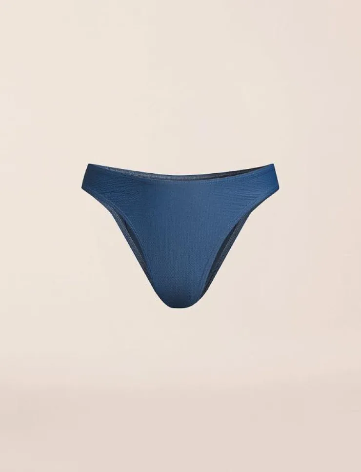 Kvinnor Casall Badkläder|Badkläder|Waffle High Leg Bikini Bottom - Bikinis