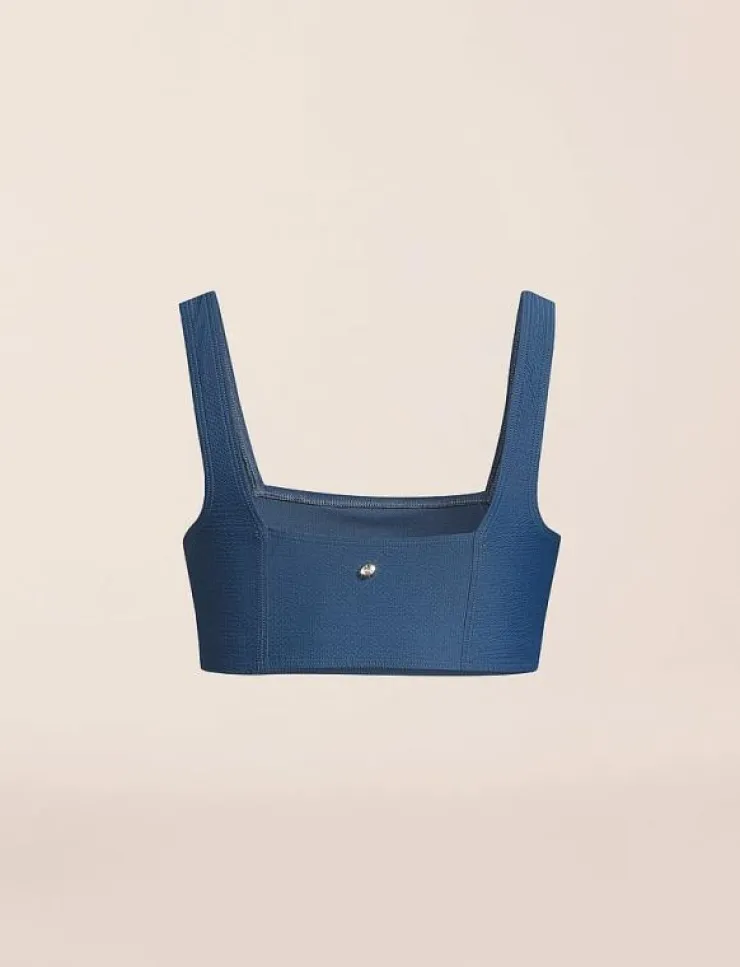 Kvinnor Casall Badkläder|Waffle Square Neck Bikini Top - Bikinis