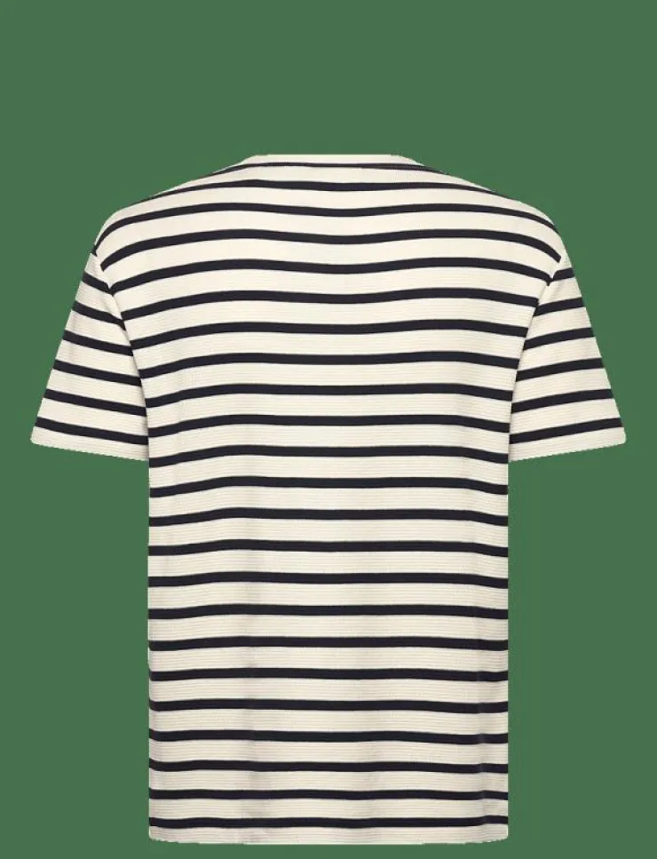 GANT WAFFLE STRIPE SS T-SHIRT - Kortärmad t-shirt| T-Shirts