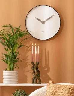 KARLSSON Wall clock Albatross iron - Väggklockor| Klockor
