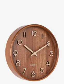 KARLSSON Wall clock Pure small light basswood - Väggklockor| Klockor