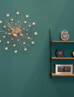 KARLSSON Klockor|Wall clock Sunburst crystal - Väggklockor