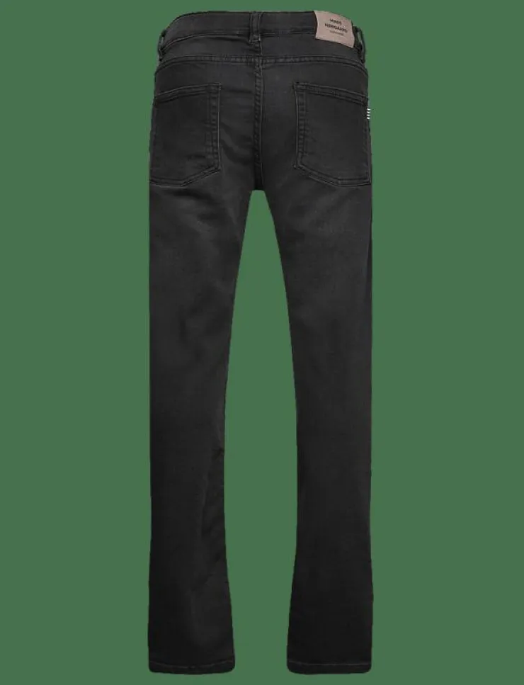 Barn Mads Nørgaard Nederdelar|/ Black Jagino Pants - Regular jeans