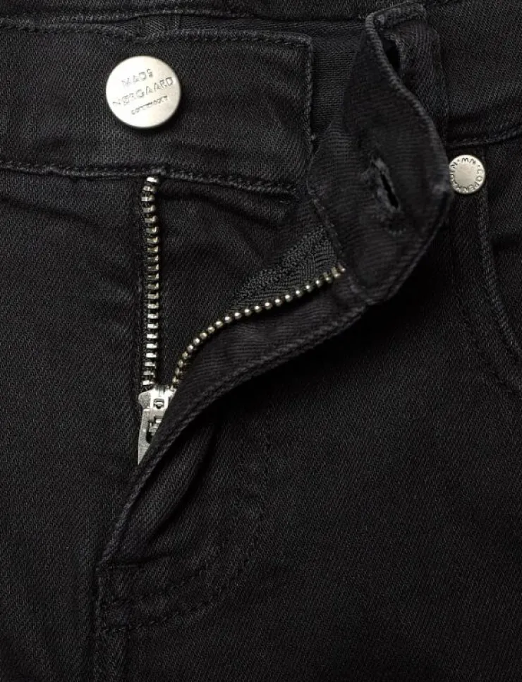 Barn Mads Nørgaard Nederdelar|/ Black Jagino Pants - Regular jeans