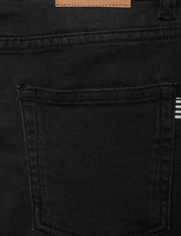 Barn Mads Nørgaard Nederdelar|/ Black Jagino Pants - Regular jeans