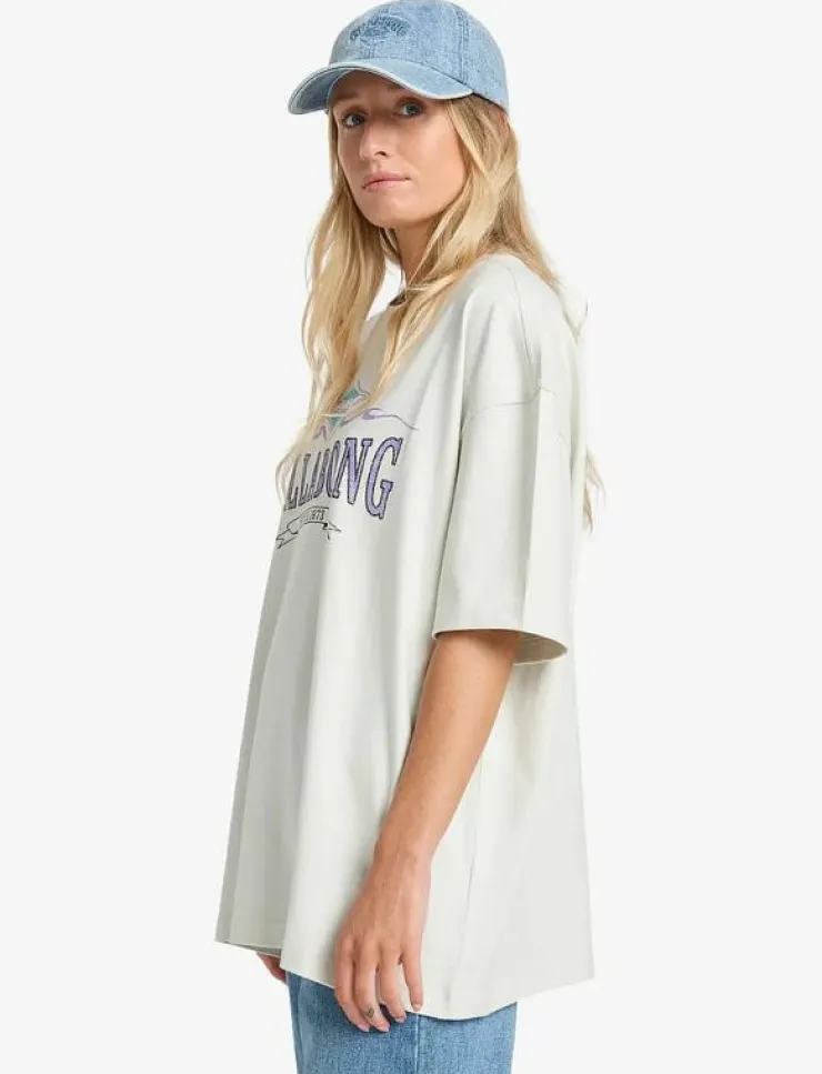 Kvinnor Billabong Toppar & T-Shirts|WAVE OUT TEE - T-Shirts