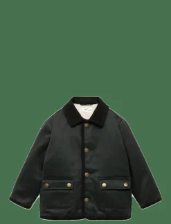 Mango Waxed-effect parka - Parkas|Barn Jackor