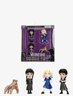 Jada Toys Wednesday 4-Pack Figures 2,5" - Lekset|Barn Leksaksset & Leksaksfigurer