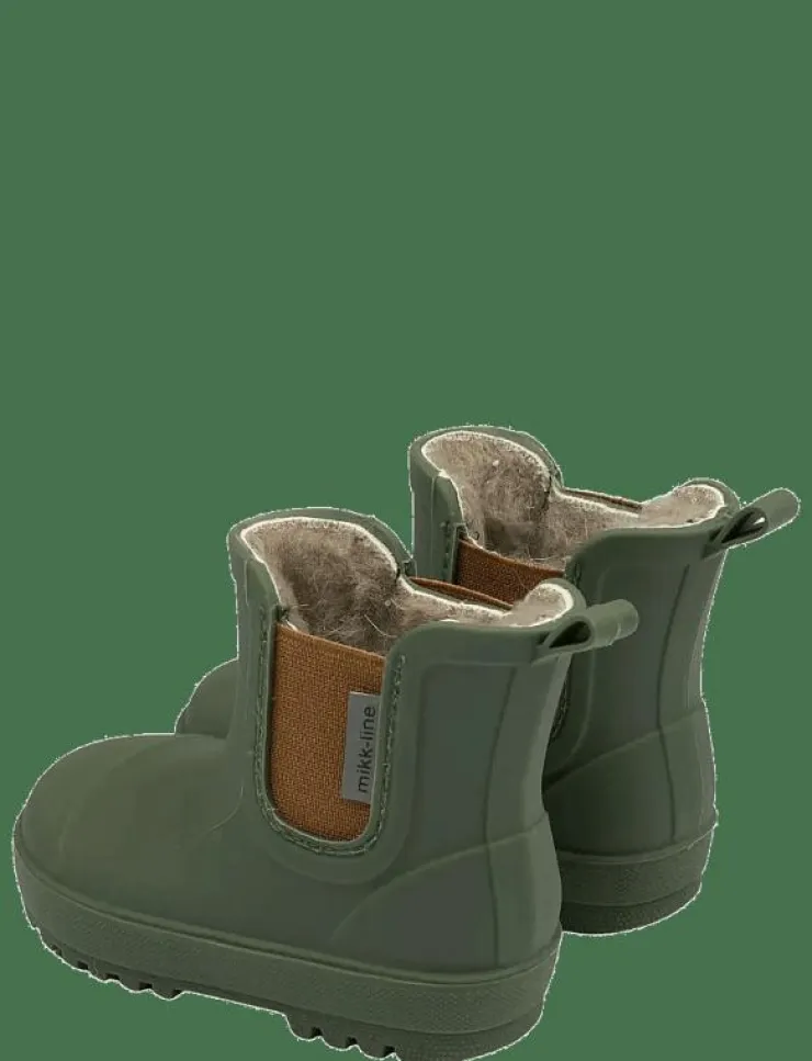 Barn mikk-line Gummistövlar|Wellies Winter TPE - Low - Fodrade Gummistövlar