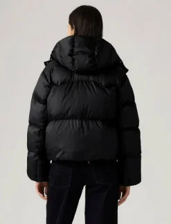 Kvinnor Levi's® Jackor & Kappor|WESTERN BUBBLE SHORTIE ANTHRAC - Dun- & vadderade jackor