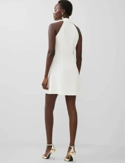 Kvinnor French Connection Kavajer|Klänningar|WHISPER HALTER BLAZER DRESS - Korta klänningar