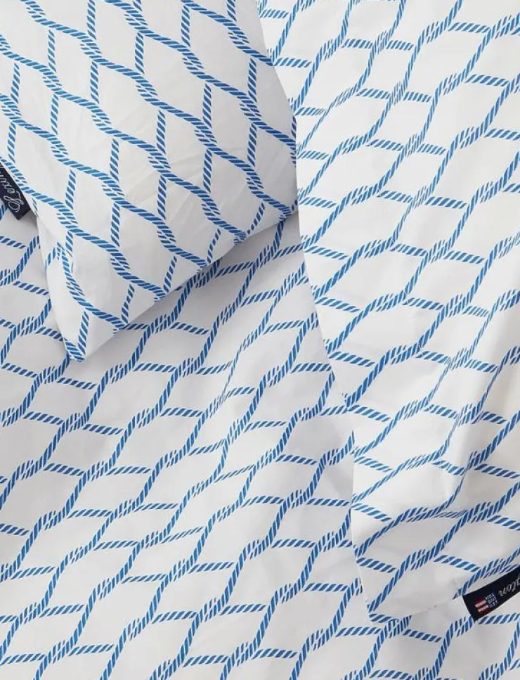 Lexington Home Rope Printed Cotton Poplin Bed Set - Påslakanset| Sängtextilier