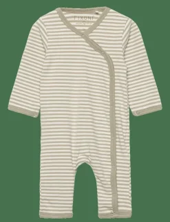 Fixoni Wholesuit Y/D Stripe - Långärmad bodysuit|Barn Bodysuits