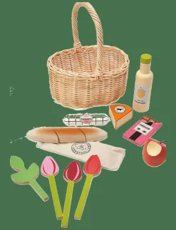 Barn Tender Leaf Rollspel|Leksakskök & Tillbehör|Wicker Shopping Basket - Marknadsstånd