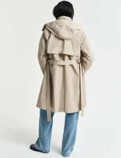 Kvinnor GANT Jackor & Kappor|WIND COAT - Tunna kappor