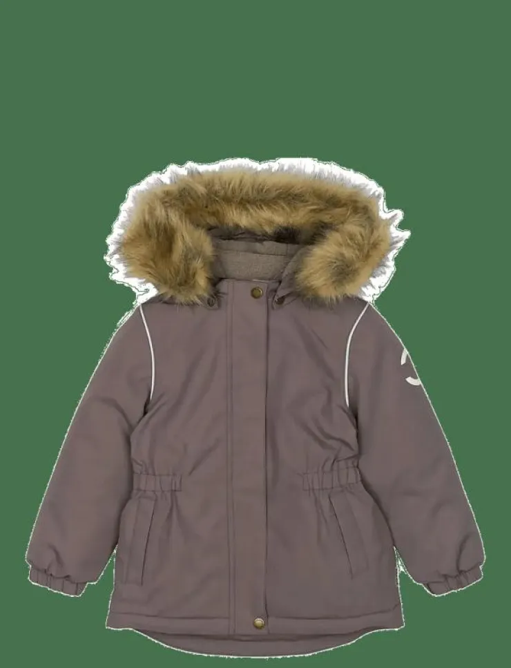 mikk-line Winter Jacket waist Solid w. Fake F - Vinterjacka|Barn Vinterkläder