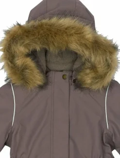 mikk-line Winter Jacket waist Solid w. Fake F - Vinterjacka|Barn Vinterkläder