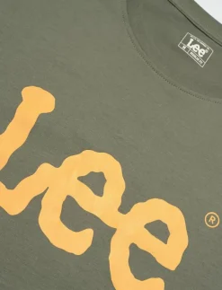 Lee Jeans WOBBLY LOGO TEE - Kortärmad t-shirt| T-Shirts
