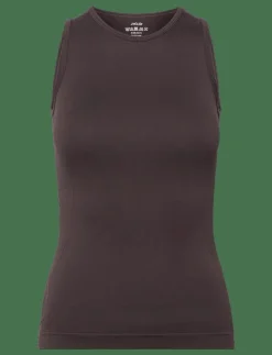 Kvinnor ZEBDIA Toppar & T-Shirts|Plus Size & Curvy|Women Seamless Tank Top "Rib" - Linnen