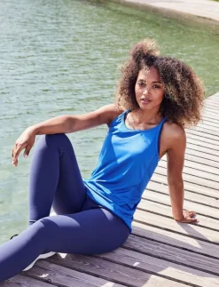 ZEBDIA Women Sports Strap Top - Linnen|Kvinnor Toppar & T-Shirts