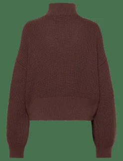 Kvinnor 7 DAYS Active Sweatshirts|Womens Half Patent Knit - Stickat