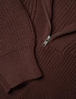 Kvinnor 7 DAYS Active Sweatshirts|Womens Half Patent Knit - Stickat