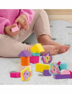 SES Creative Wooden Building Blocks - Unicorn 52 pcs - Byggklossar|Barn Klossar & Byggsatser