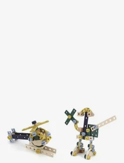 Magni Toys Wooden construction set in bucket - Byggsats|Barn Klossar & Byggsatser