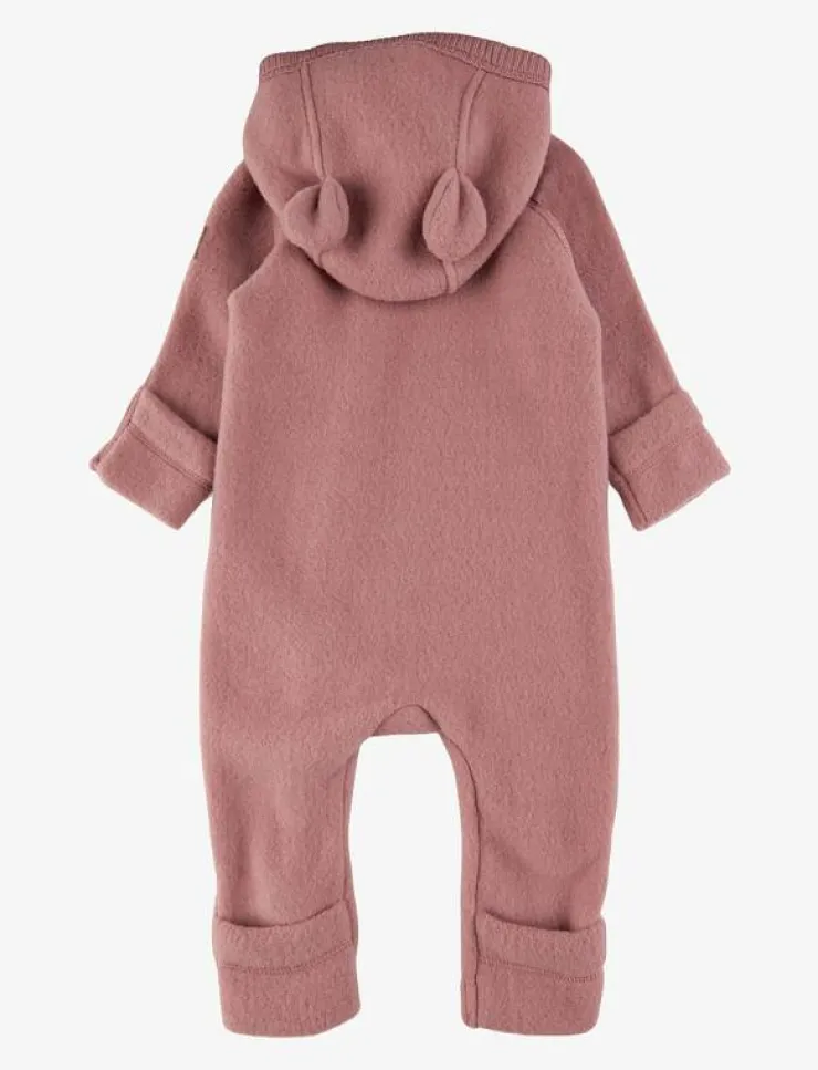 mikk-line Wool Baby suit w ears - Fleeceoverall|Barn Fleecekläder